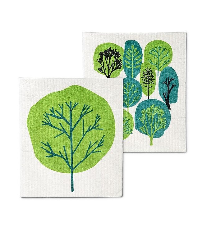 Bushy Tree- Swedish Dishcloth