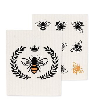 Bee  Crest- Swedish Dishcloth