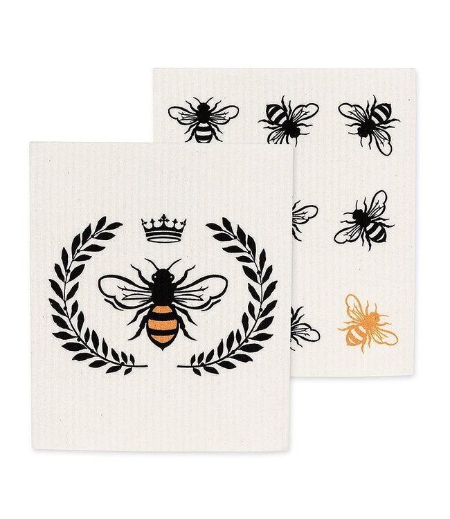 Bee  Crest- Swedish Dishcloth