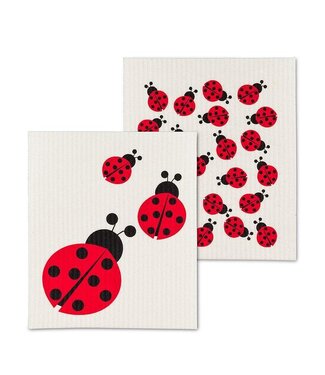 Ladybug- Swedish Dishcloth
