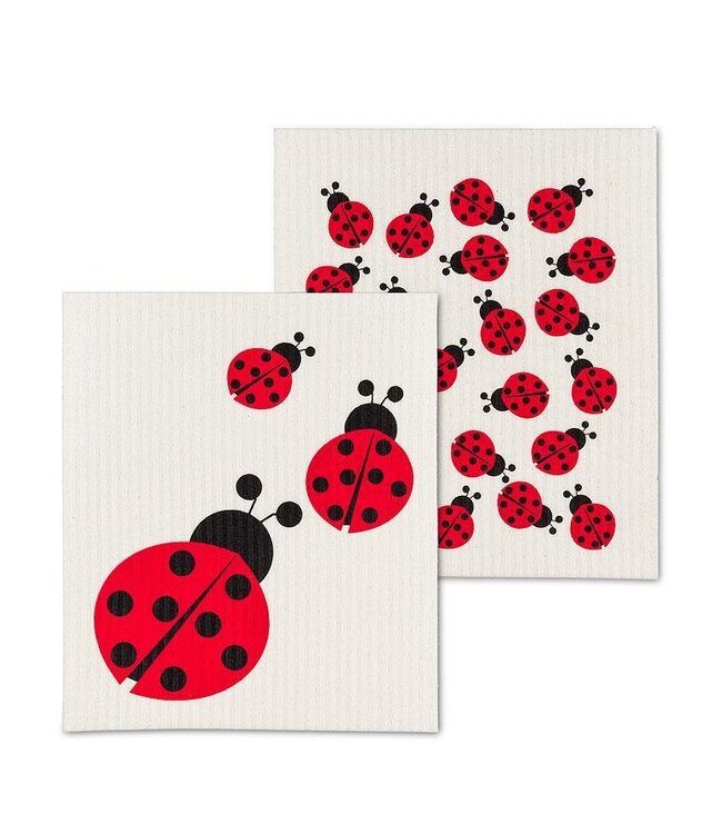 Ladybug- Swedish Dishcloth