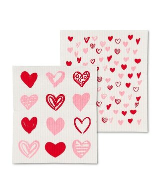 Heart- Swedish Dishcloth