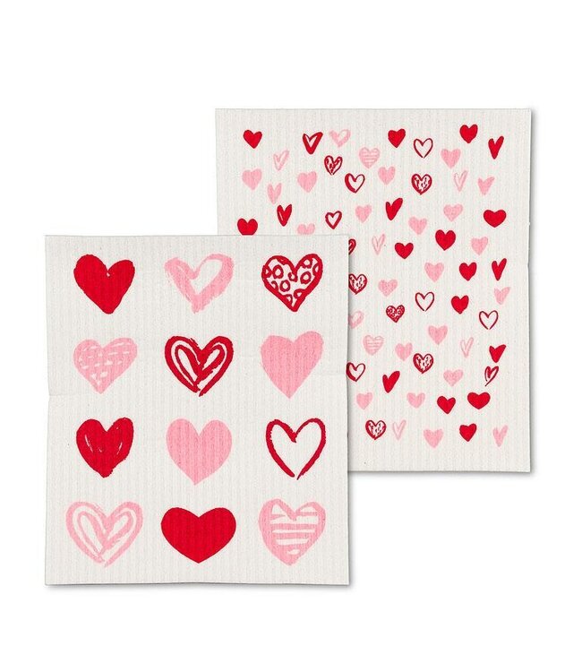 Heart- Swedish Dishcloth