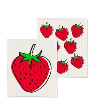 Strawberry- Swedish Dishcloth