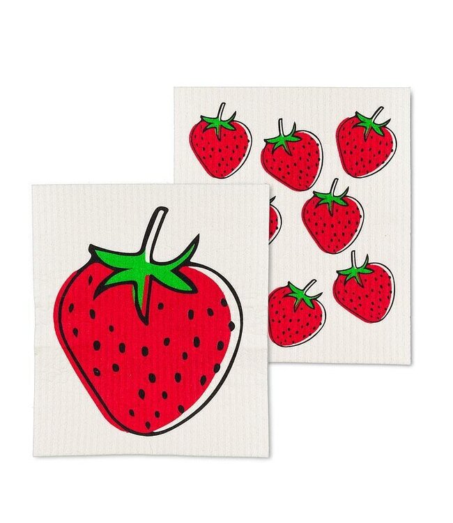 Strawberry- Swedish Dishcloth
