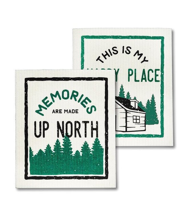 Happy Place- Swedish Dishcloth