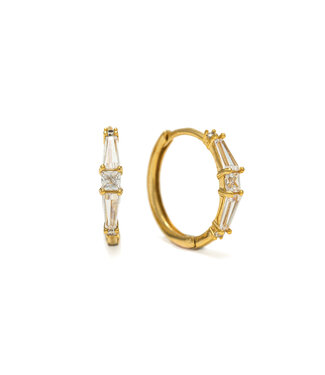 Lover's Tempo Tamara Hoop Earrings- Gold