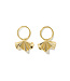 Lover's Tempo Contour Drop Earrings- Gold