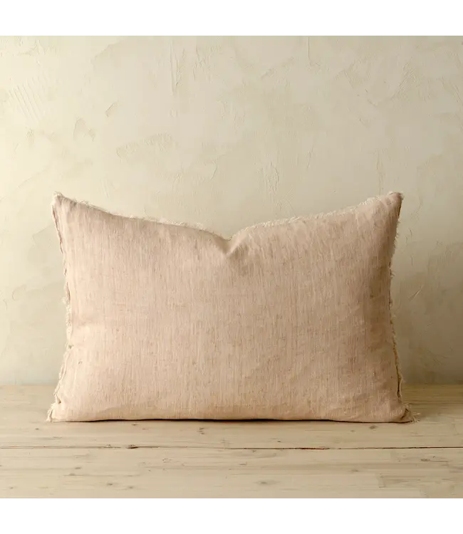 Indaba 16X24 Lina Linen Pillow, Peony