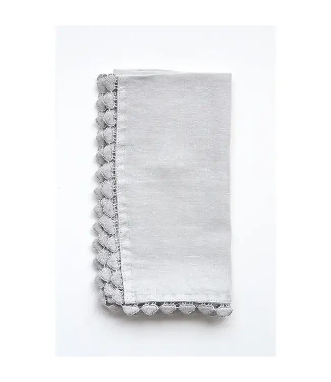 Orvveto linen napkin light stone