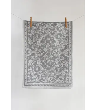 Renesans linen tea towel grey
