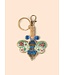 Powder Beaded Keyring -Blinged Bee