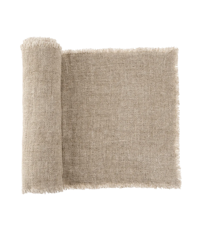 Indaba Culver Woven Table Runner Oyster