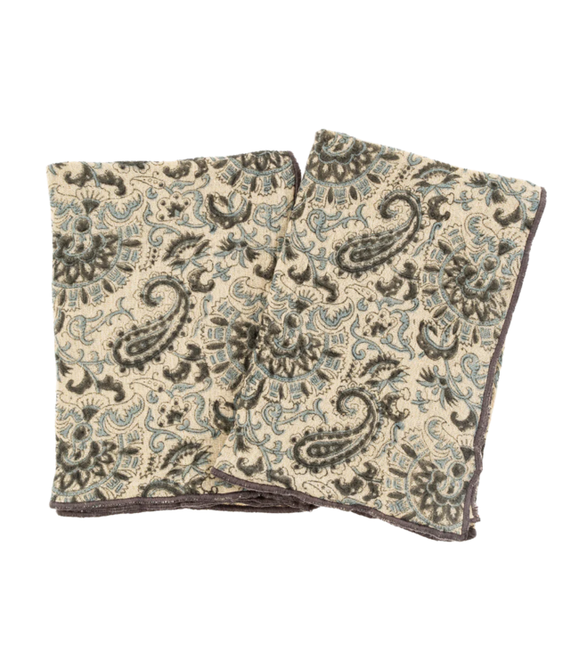 Indaba Marin Block Print Tea Towels