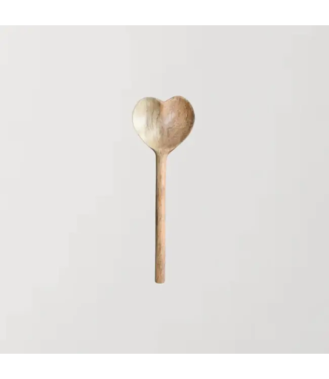 Heart Shaped Mango Wood Spoon