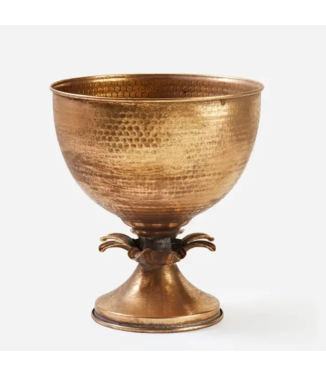 Antique Gold Flower Pot