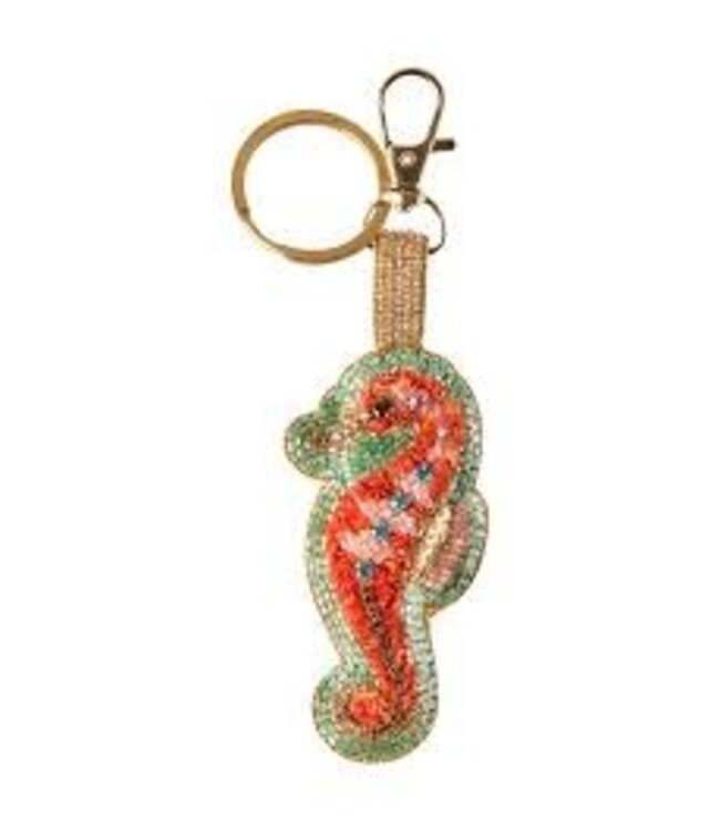 Powder Beaded Ring- Seahorse