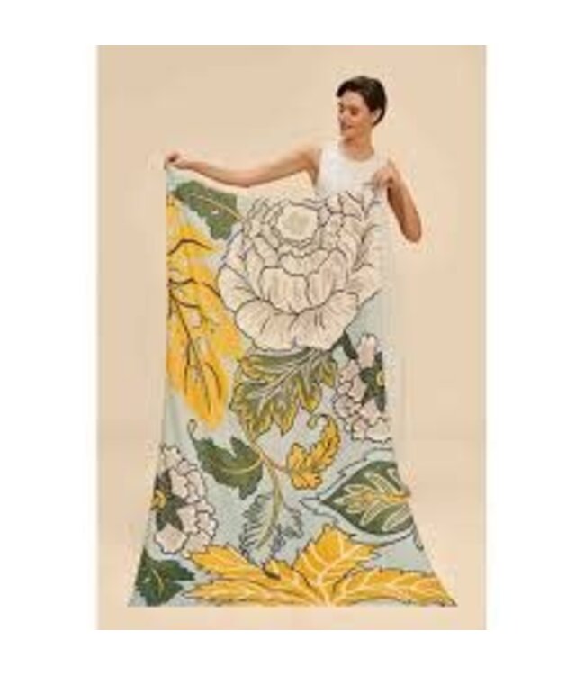 Powder Wild Floral Print Scarf