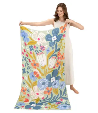 Powder Critters in The Wild Flowers Scarf