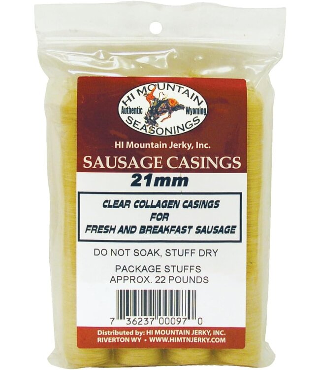 Sausage Casings 21MM Clear