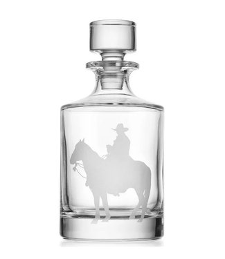 Cowboy Western Decanter