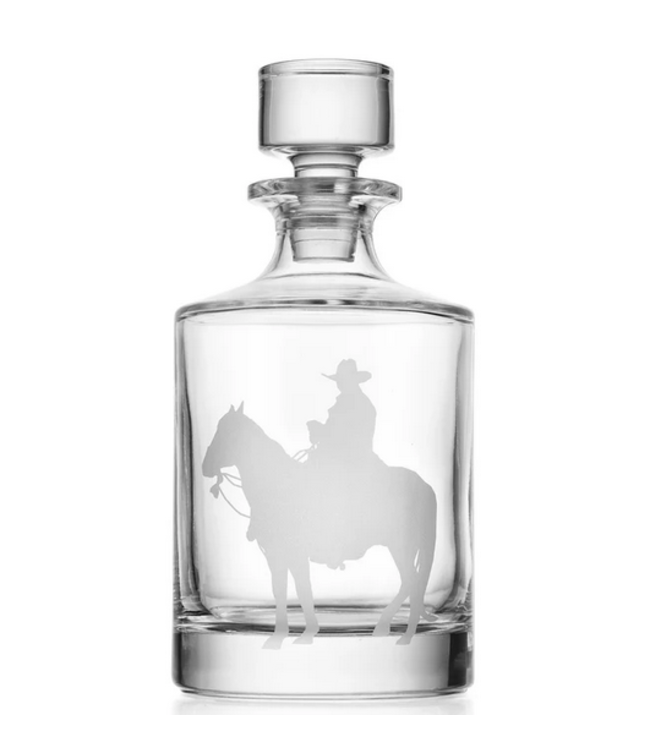 Cowboy Western Decanter