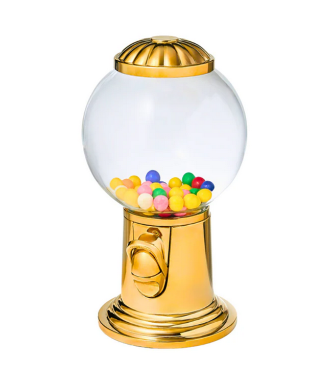 Candy Dispenser Gold Tone