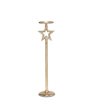 Medium Tall Star Pillar Holder