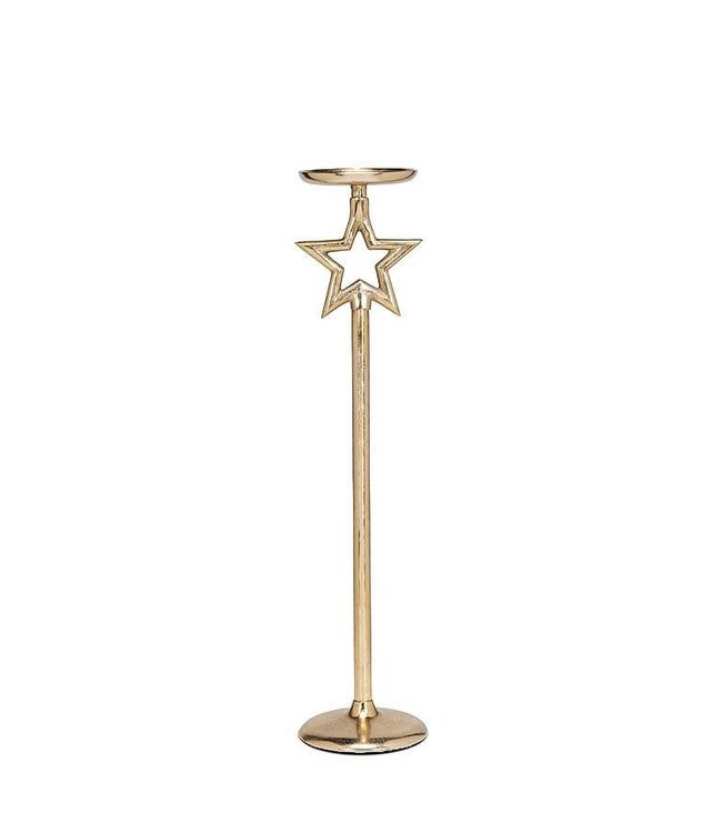 Medium Tall Star Pillar Holder
