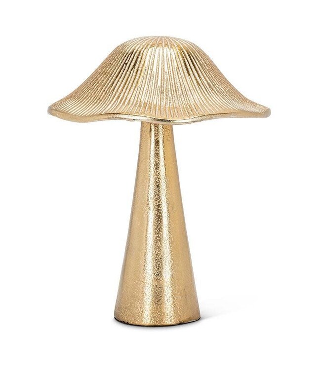 Large Ribbed Mushroom Gold