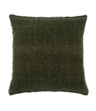 Indaba Avocado 24X24 Lina Linen Pillow
