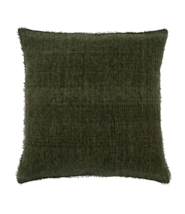 Indaba Avocado 24X24 Lina Linen Pillow