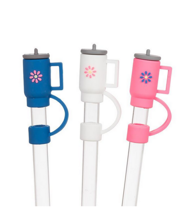 Straw with Silicone Top