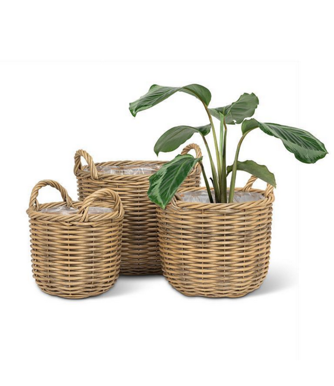 Lg Tall Baskets w/Handles