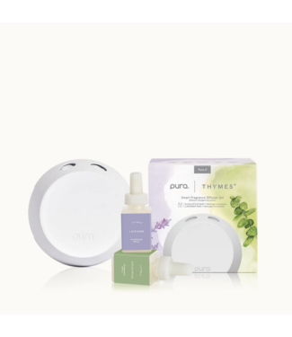 Thymes Pura Lavender & Eucalyptus Diffuser Kit