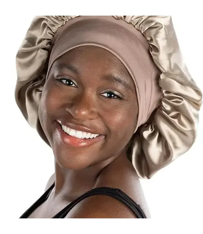 Reversible Silk Bonnet for Sleeping Double Layered