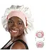 Reversible Silk Bonnet for Sleeping Double Layered