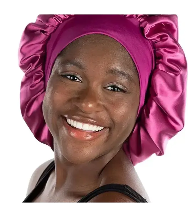 Reversible Silk Bonnet for Sleeping Double Layered