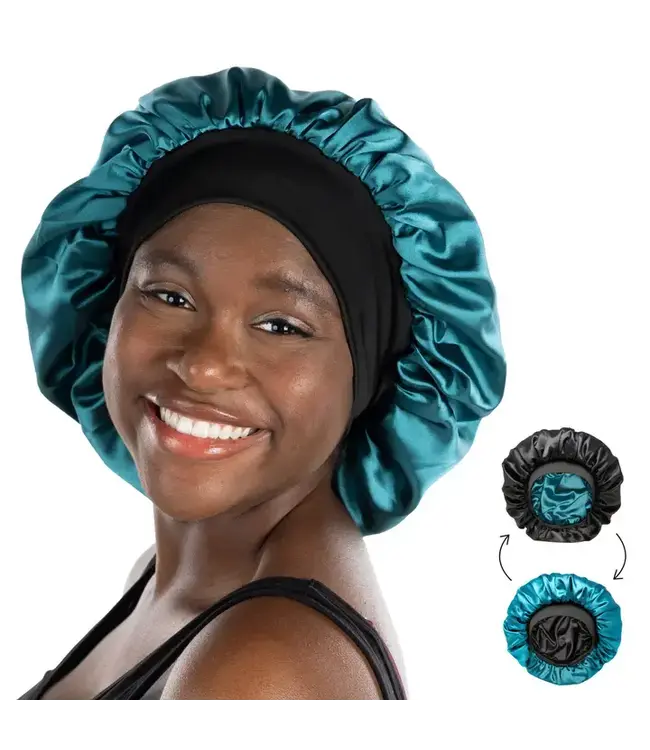 Funky Junque Reversible Silk Bonnet for Sleeping Double Layered