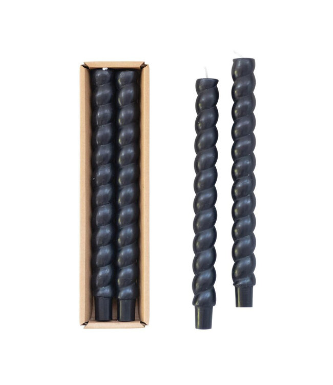 10" Twisted Taper Black