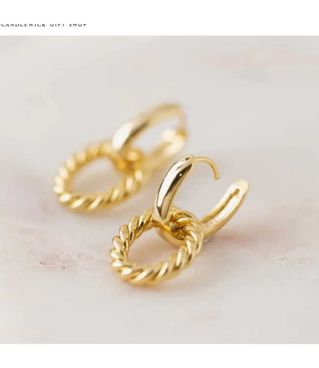Lover's Tempo Blanche Click Hoop Earrings