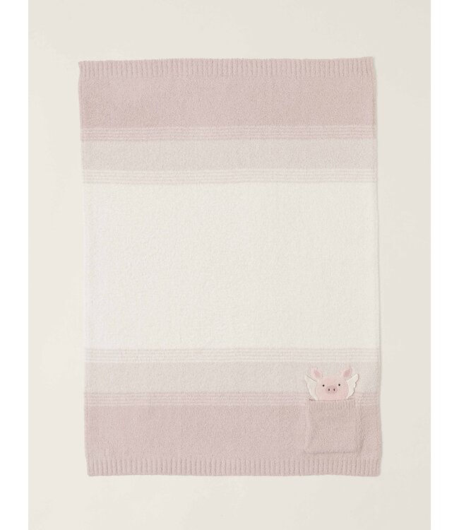 Barefoot Dreams Cozy Chic Flying Pig Blanket