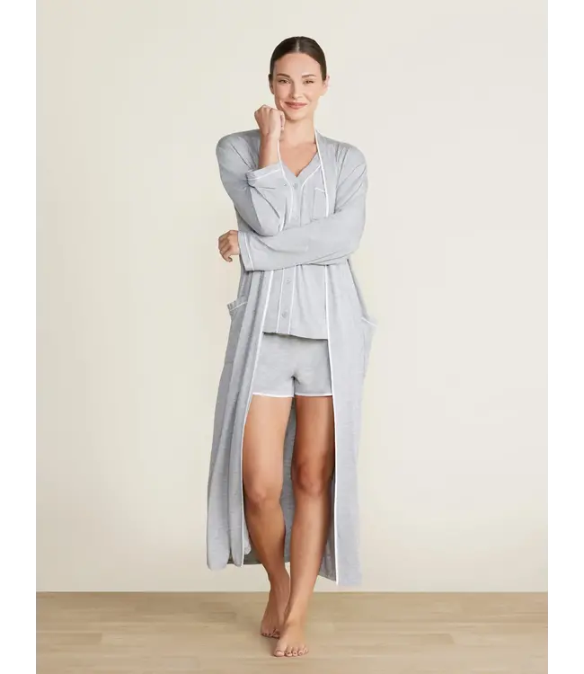 Barefoot Dreams Soft Jersey Piped Robe