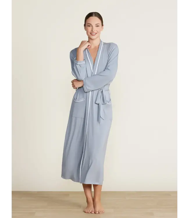 Barefoot Dreams Soft Jersey Piped Robe