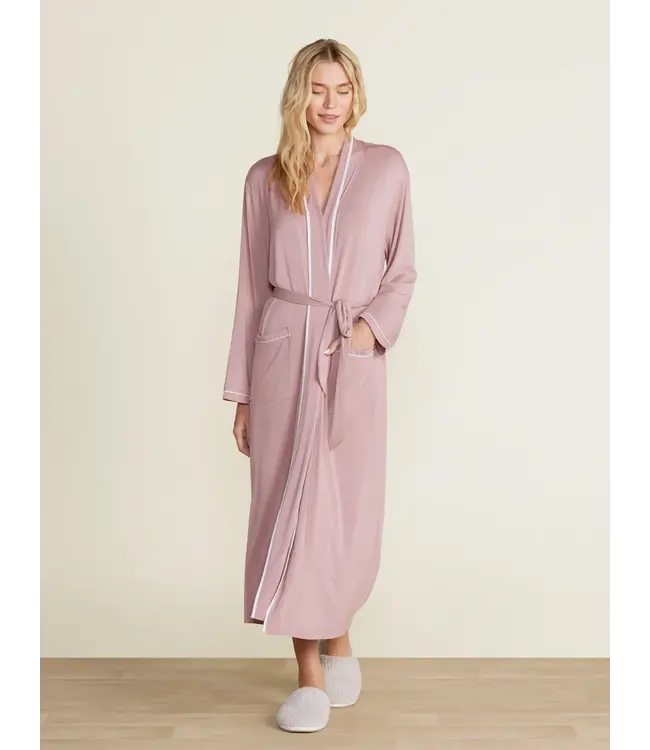 Barefoot Dreams Soft Jersey Piped Robe
