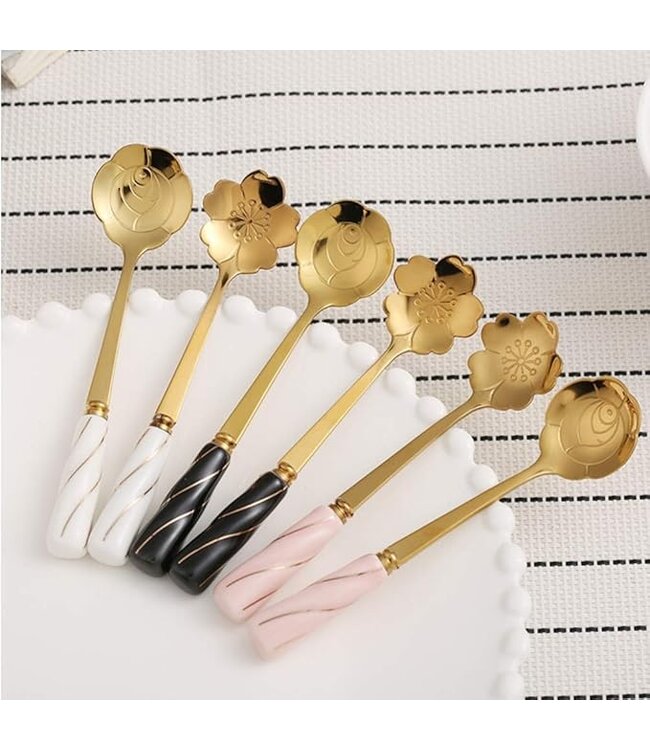 128.DF2771 Flower Spoon