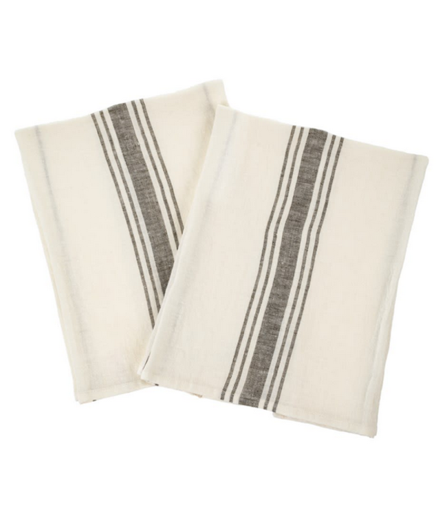 Indaba S/2 Provence Linen Tea Towes, Grey