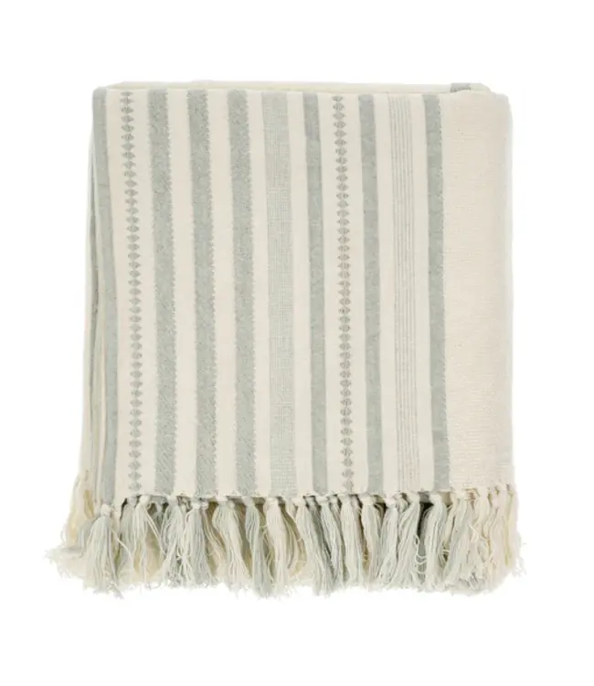Indaba Bungalow Throw, Grey