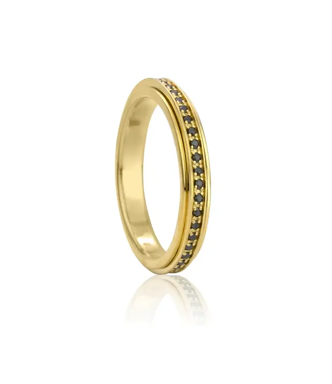 Meditation Rings Eclipse YGV Size 7