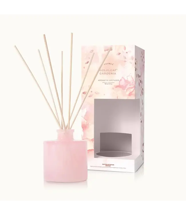 Thymes Golden Gardenia Petite Diffuser